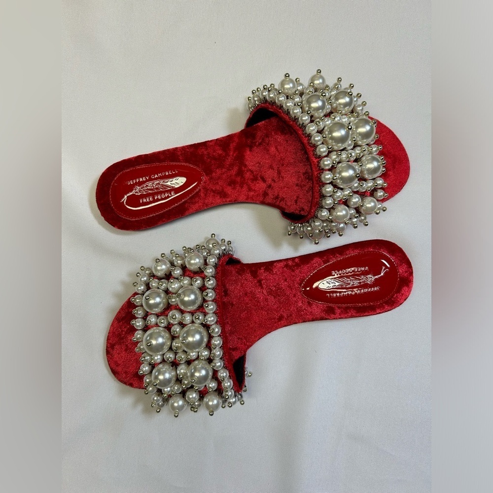 NWT Pixie Pearl Slide Sandals - Picture 4 of 5